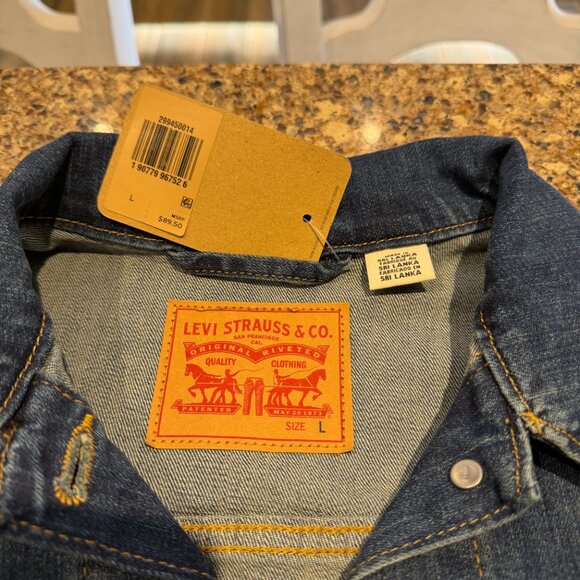 Levi's Blue Jean Jacket - Picture 3 of 7